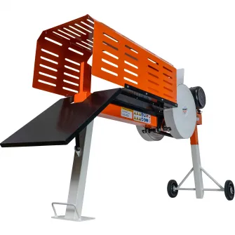 Despicator lemne Ruris DL1000, 1800 W, 230 V, IP54, 10 tone forta despicare, 50-300 mm Ø despicare, 520 mm lungime maxima despicare, capc protectie, roti transport