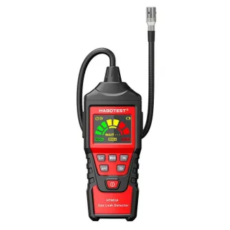 Detector de scurgeri de gaz, Habotest, Negru/Rosu