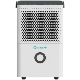 Dezumidificator AlecoAir D12Junior, 12 litri/24h, 80 cm/h, Uscare Rufe, Higrostat, Temporizator, Alb