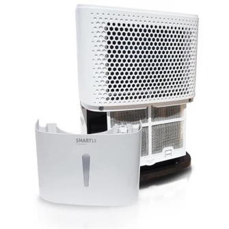 Dezumidificator de aer Turbionaire Smart 12, 12 L/24h, Panou de control digital, 100mc/h, Higrostat incorporat, Timer, Auto Restart, Filtru lavabil, Silentios