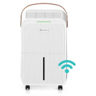 Dezumidificator si purificator AlecoAir D12 Retro, WiFi, 12 l /24 h, Ionizare, UV-C, Indicator umiditate, Uscare Rufe, 20 mp