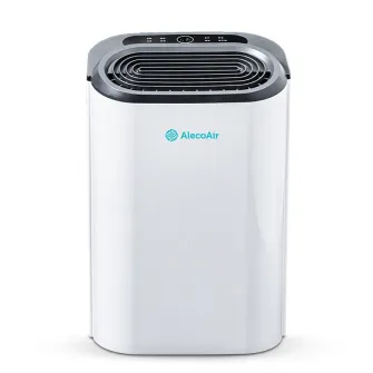 Dezumidificator si purificator cu consum redus de energie AlecoAir D26 PURIFY, 26 l /24h, WiFi, HEPA, Ionizare, Uscare Rufe