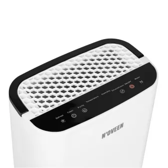 Dezumidificator si purificator de aer NOVEEN DH350, 1000ml / 24h, capacitate rezervor 2.5 l, lampa UV, consum redus de energie, oprire automata, alb