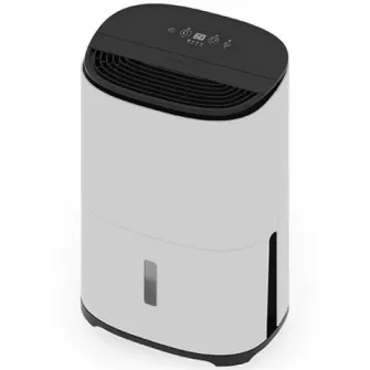 Dezumidificator si purificator Meaco ARETEONE12L, Capacitate 12L /24h, Pentru 50 m2, HEPA H13/Carbon activ, Alb/Negru