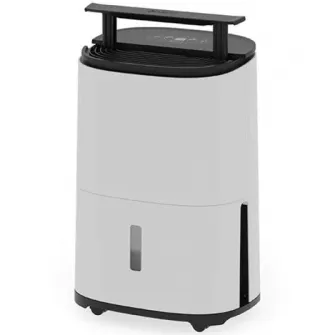Dezumidificator si purificator Meaco ARETEONE12L, Capacitate 12L /24h, Pentru 50 m2, HEPA H13/Carbon activ, Alb/Negru