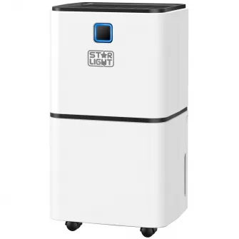 Dezumidificator Star-Light DHO-1219W, 12L/24h, 110 m³/ora, Rezervor 2L, Display LED, Child-lock, Functie uscare haine, Anti-inghet, Timer, Alb