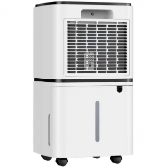 Dezumidificator Star-Light DHO-1219W, 12L/24h, 110 m³/ora, Rezervor 2L, Display LED, Child-lock, Functie uscare haine, Anti-inghet, Timer, Alb