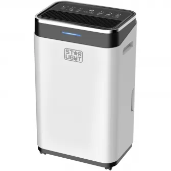 Dezumidificator Star-Light DHO-1625W, 16L/24h, 180 m?/ora, Rezervor 6.5L, Display LED, Control touch, Child-lock, Functie uscare haine, Anti-inghet, Timer, Alb