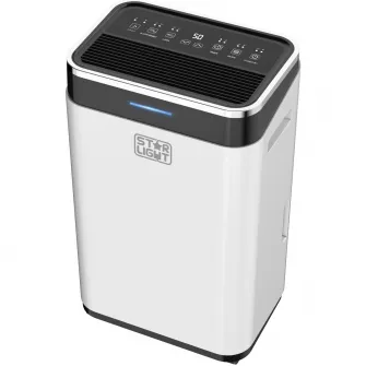 Dezumidificator Star-Light DHO-2037W, 20L/24h, 180 m³/ora, Rezervor 6.5L, Display LED, Control Touch, Child-lock, Functie Uscare Haine, Anti-inghet, Timer, Alb
