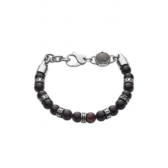 Diesel, Bratara cu margele de onix, Negru