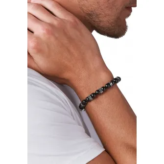 Diesel, Bratara cu margele de onix, Negru