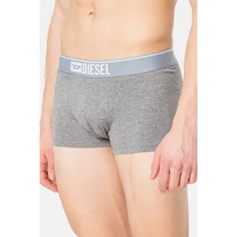 Diesel, Set de boxeri cu logo Damien - 3 perechi, Alb, Negru, Gri, L