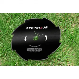 Disc de taiere cu 8 dinti Steinhaus, grosime 1,6mm, diametru taiere 255mm, pentru motocoasa PRO-BC62