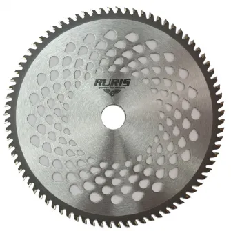 Disc din otel pentru tuns iarba Ruris ps310-1-80v1, 80 dinti VIDIA, 23 cm diametru