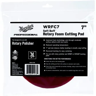 Disc polish Meguiars ,mov, taiere moderata, 7, Soft Buff Rotary Foam Cutting Pad