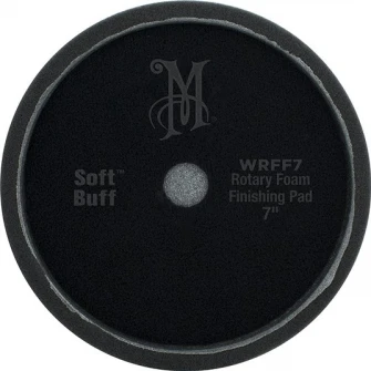 Disc polish Meguiars ,negru, taiere usoara sau finisari, 7, Soft Buff Rotary Foam Finishing Pad