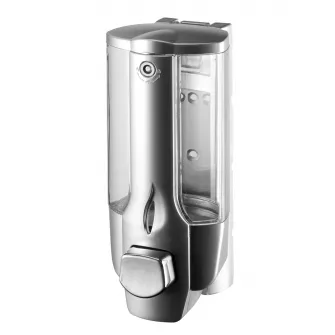Dispenser (dozator) sapun lichid Bisk BIS72075, 350 ml, Crom