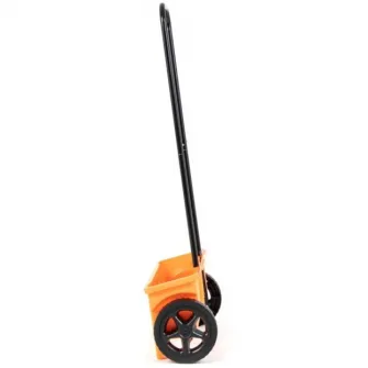 Dispozitiv de imprastiere fertilizator/ingrasamant/seminte/sare Handy QS 6002, capacitate 12 L, latime lucru 46.5 cm, dozare reglabila, maner pliabil, roti 18.5 cm