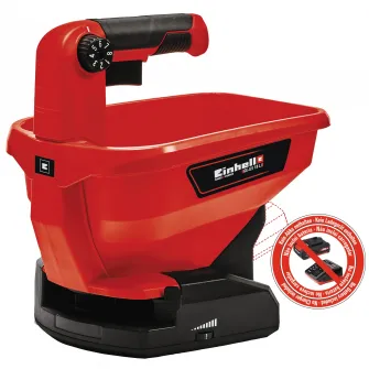 Dispozitiv de imprastiere universal Einhell PXC GE-US 18 Li-Solo, 18 V, 800 m², capacitate umplere 3,3 l, control electronic viteza in 6 trepte, fara acumulator/incarcator