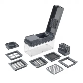 Dispozitiv pentru taiat legume 12 in 1 Metaltex Slice-Cube, 23 x 12 x 10 cm