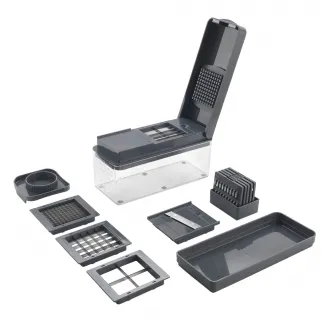 Dispozitiv pentru taiat legume 12 in 1 Metaltex Slice-Cube, 23 x 12 x 10 cm