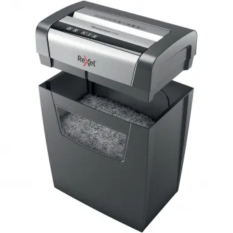 Distrugator documente manual REXEL MOMENTUM X312, P3, cross-cut (confeti), 12 coli, cos 23l, negru