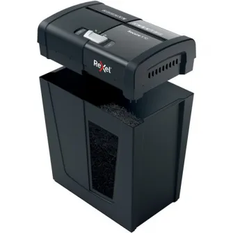 Уничтожитель документов ручной REXEL SECURE X10, P4, поперечный (конфетти), 10 листов, 18л, черный