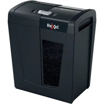 Уничтожитель документов ручной REXEL SECURE X10, P4, поперечный (конфетти), 10 листов, 18л, черный