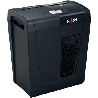 Уничтожитель документов ручной REXEL SECURE X10, P4, поперечный (конфетти), 10 листов, 18л, черный