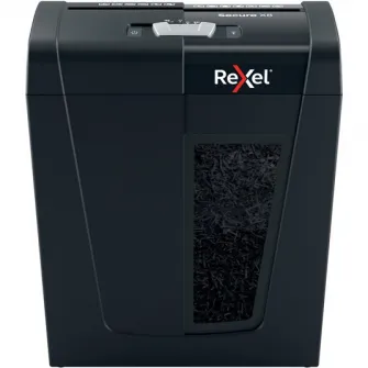 Уничтожитель документов ручной REXEL SECURE X8, P4, поперечный (конфетти), 8 листов, 14л, черный