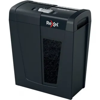 Уничтожитель документов ручной REXEL SECURE X8, P4, поперечный (конфетти), 8 листов, 14л, черный