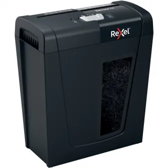 Уничтожитель документов ручной REXEL SECURE X8, P4, поперечный (конфетти), 8 листов, 14л, черный