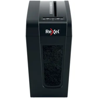 Distrugator documente manual REXEL SECURE X8 Slim, P4, cross-cut (confeti), 8 coli, 14l, negru