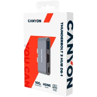 Docking Station Canyon DS-1, Thunderbolt, HDMI, USB3.0