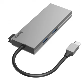 Docking Station Hama Multiport, 6 Ports, HDMI, SD, USB Type-C