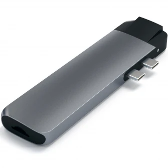 Docking station Satechi Aluminium TYPE-C PRO Hub, Ethernet, Space Grey