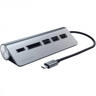 Docking station Satechi Aluminium TYPE-C, Space Grey
