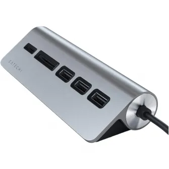 Docking station Satechi Aluminium TYPE-C, Space Grey