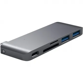 Docking station Satechi Aluminum TYPE-C Passthrough, Space Grey