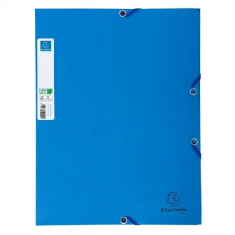 Dosar din cauciuc Exacompta Clean, A4, Albastru