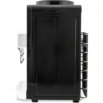 Dozator apa de birou, Zass ZTWD 14C cu compresor, Putere incalzire 550W, putere racire 90W, functional cu bidoane de apa 11 l si 19 l, Negru