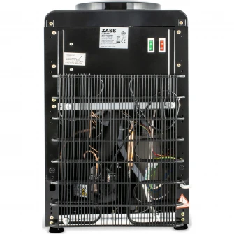 Dozator apa de birou, Zass ZTWD 14C cu compresor, Putere incalzire 550W, putere racire 90W, functional cu bidoane de apa 11 l si 19 l, Negru