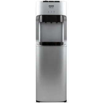 Dozator apa de podea cu compresor Zass ZWD 20 C Silver cu amplasarea bidonului la baza, Apa calda/Apa rece