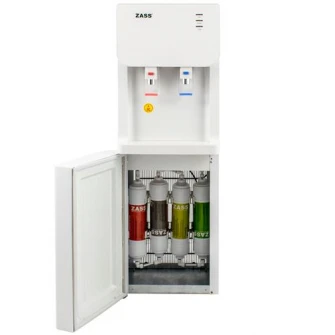 Dozator apa de podea Zass ZWD 07 WF cu conexiune la retea, sistem de filtrare a apei, apa calda/apa rece, racire cu compresor