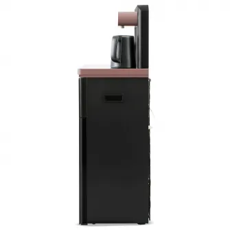 Dozator apa de podea ZASS ZWD 23 WF cu sistem de filtrare si Tea Bar, multifunctional, apa rece/calda, ceainic, racire cu compresor, Roz