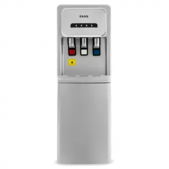 Dozator de apa de podea ZASS ZWD 25 WF Argintiu, Putere 500W, Cu filtrare, Racire cu compresor, Apa calda/rece, Culoare Argintiu