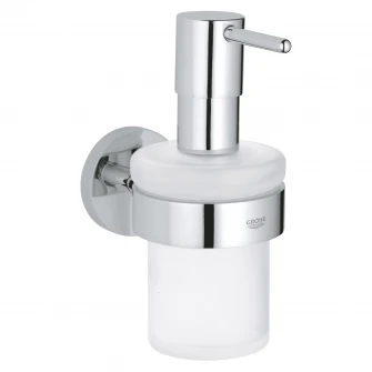 Dozator sapun Grohe Essentials 40448001, montare pe perete, fixare ascunsa, 160 ml, Crom