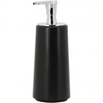 Dozator sapun lichid Aquasanit Sidian, ceramica, Negru