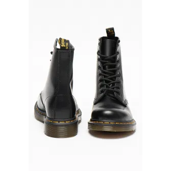 Dr. Martens, Bocanci de piele cu cusaturi contrastante Smooth, Negru, 3