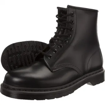 Dr. Martens, Bocanci unisex de piele 1460, Negru, 4